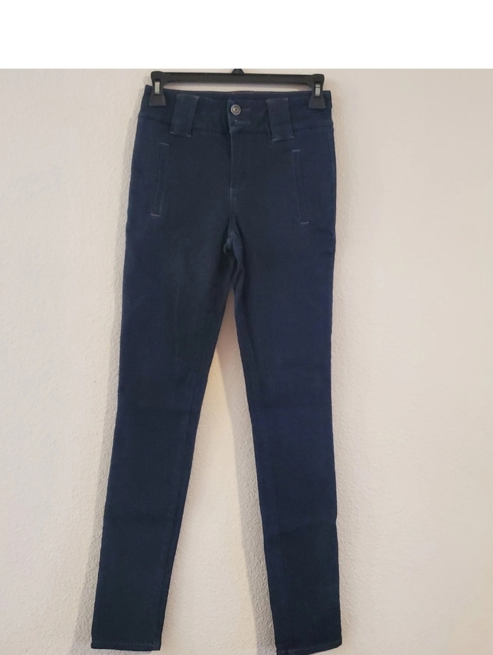 Massimo Dutti Dark Blue High-Rise Skinny Jeans Size 2 - Picture 2 of 10